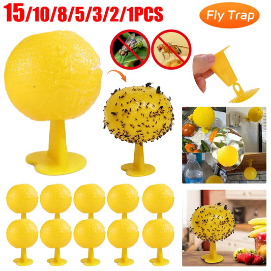 Sticky Trap Fruit Fly Catcher, Insecten Vlieg Vanger voor Keuken, Tuin en Buiten, Veilige Pest Repeller voor Wassen, Fruitvliegen en Gnats