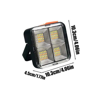 Oplaadbare Campinglamp | Zonne-energie | Krachtige Floodlight