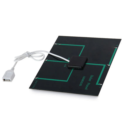 Portable Solar Charger – Universal Mobile Phone Charger for Camping, Hiking, Survival, and Emergency Kits – Compact USB Power Bank