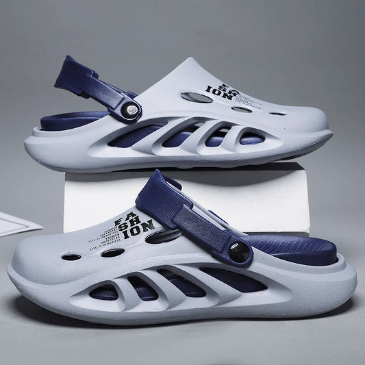 2024 Nieuwe Heren Outdoor Sandalen – Comfortabele Slip-On Slippers met Dikke, Zachte EVA Zool voor Strand en Tuin
