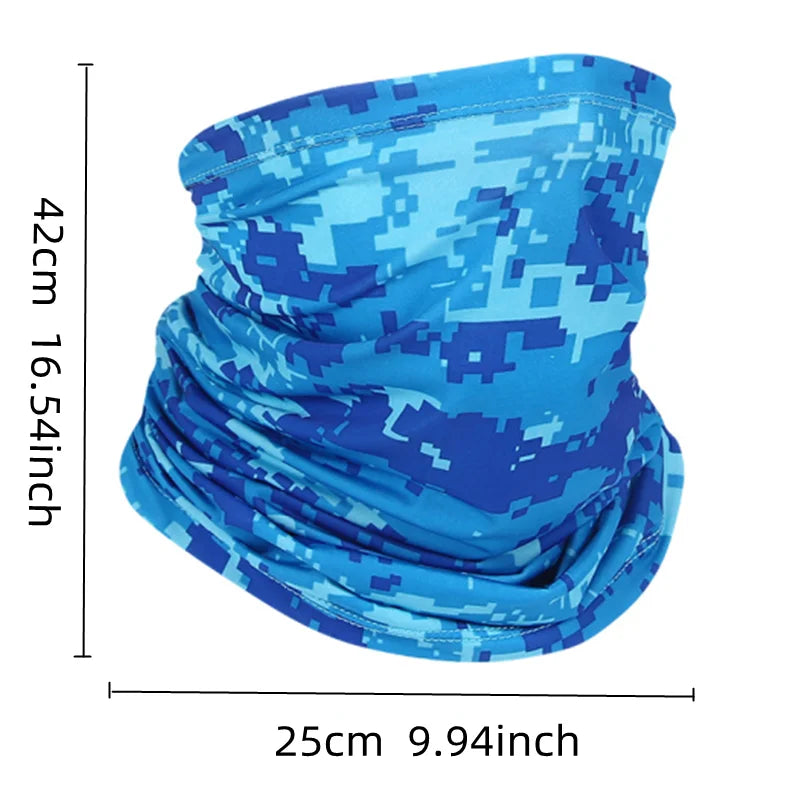 Outdoor Ice Silk Zonnebescherming Bandana – Multifunctionele Motorfiets Nekhoes voor Lente & Zomer – Sport Magic Riding Masker Volledig Gezicht