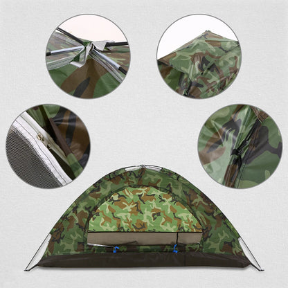 1-Persoons Ultralichte Camping Tent – Waterdichte Trekking Tent voor Outdoor & Strand