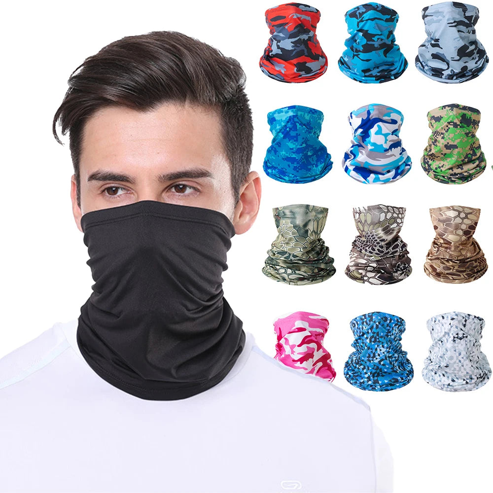 Outdoor Ice Silk Zonnebescherming Bandana – Multifunctionele Motorfiets Nekhoes voor Lente & Zomer – Sport Magic Riding Masker Volledig Gezicht