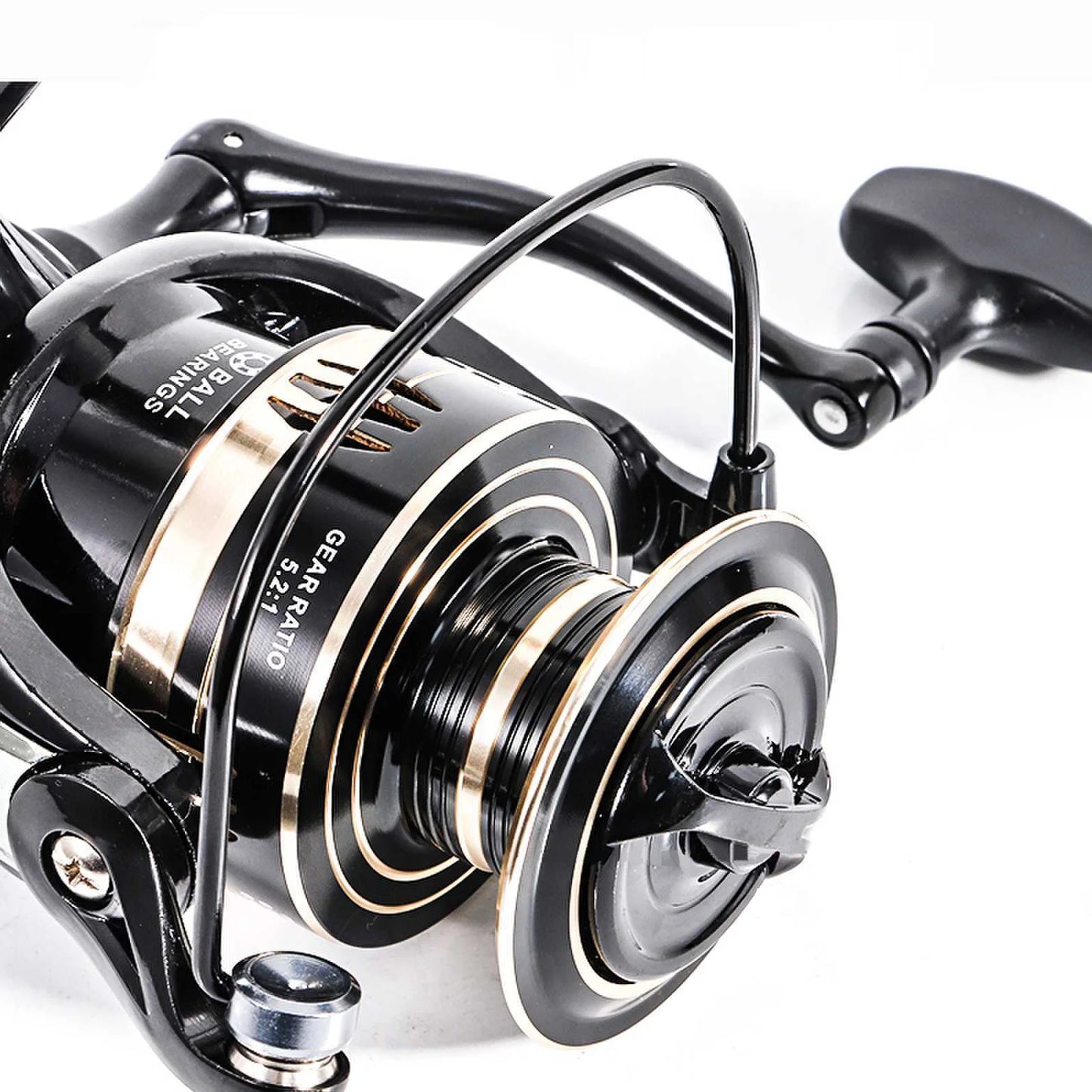 MG Spinning Reel | Zoutwater en Zoetwater Visserijwiel met Ultralicht Metaalframe en Hoge Snelheid
