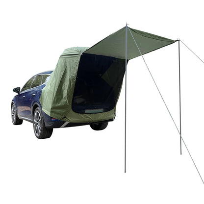 Camping Achtertent voor Auto - Waterdichte Luifel met Zonwering en Ventilatie