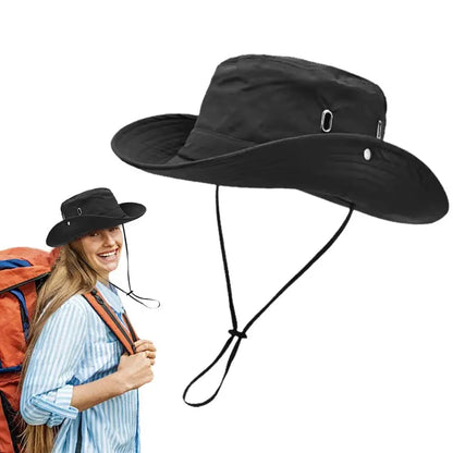 Ademende Zonnehoed – Unisex Bucket Hat met Brede Rand | Vissen, Wandelen, Kamperen & Strand