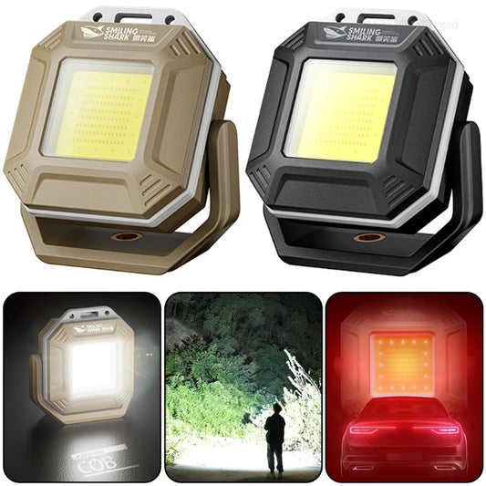 LED Werklicht met Magnetische Basis – Waterdichte Inspectielamp, Oplaadbare Noodlamp voor Auto Reparatie en Noodwerkzaamheden