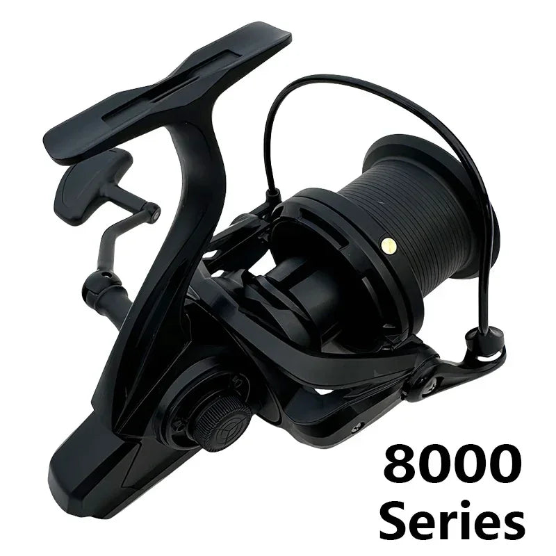 Big Spinning Fishing Reel | Max Drag 20KG, Zoutwater en Zoetwater Visserswiel voor Karpvissen (8000-14000 Series)