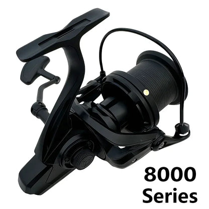 Big Spinning Fishing Reel | Max Drag 20KG, Zoutwater en Zoetwater Visserswiel voor Karpvissen (8000-14000 Series)