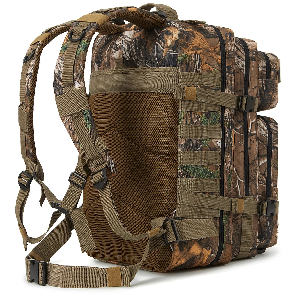 45L Tactische Rugzak met Molle – Grote Outdoor Backpack voor 3 Dagen Hiking, Trekking & Kamperen