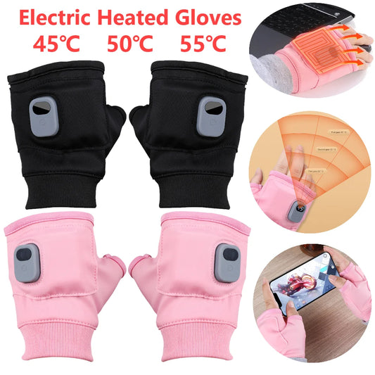Bequeme beheizte Handschuhe – über USB wiederaufladbar, elektrisch beheizt, winddicht, ideal zum Skifahren, Autofahren und Wandern bei kalten Bedingungen