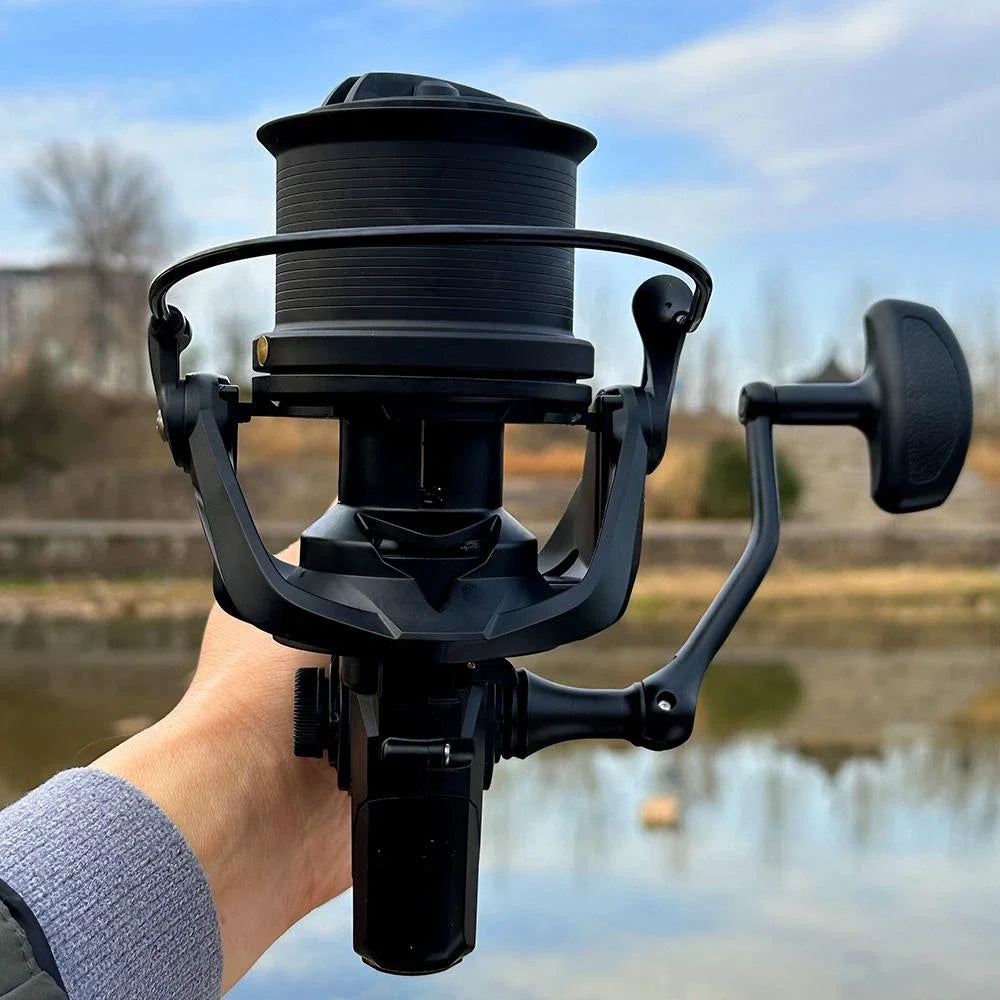 Big Spinning Fishing Reel | Max Drag 20KG, Zoutwater en Zoetwater Visserswiel voor Karpvissen (8000-14000 Series)