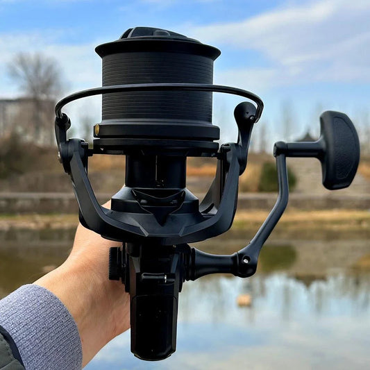 Big Spinning Fishing Reel | Max Drag 20KG, Zoutwater en Zoetwater Visserswiel voor Karpvissen (8000-14000 Series)