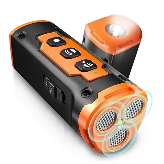 Pet Dog Repeller - Ultrasonic Hondentraining Apparaat met LED Zaklamp, Oplaadbaar Anti-Blaffen Afschrikmiddel