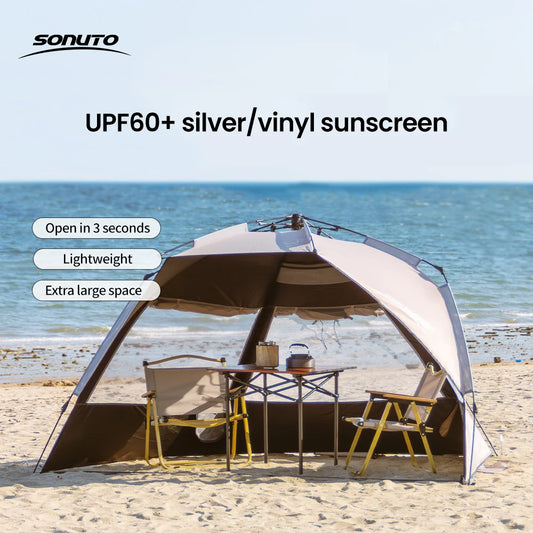 Outdoor Automatische Campingtent – Snelle One-Touch Opening voor 3-4 Personen, UV-bestendig en Waterdicht