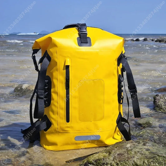 30L Waterdichte Drift Tas - Zwem Rugzak voor Rafting, Kanoën, Kamperen, Trekking, met Molle Systeem en Reflecterende Strips