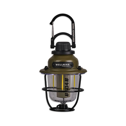 Camping LED Retro Lantaarn | Waterdicht | Dimbare Outdoor Lamp met Type-C Opladen