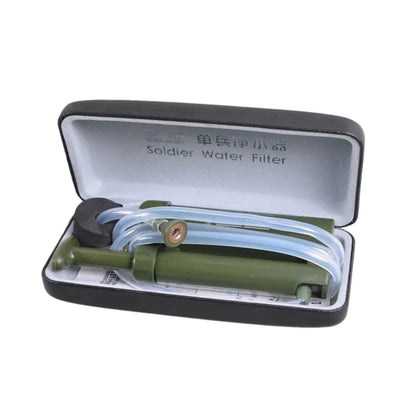 Mini Pocket Waterfilter - Draagbare Outdoor Survival Drinkwaterzuiveraar voor Reizen, Hiking en Camping