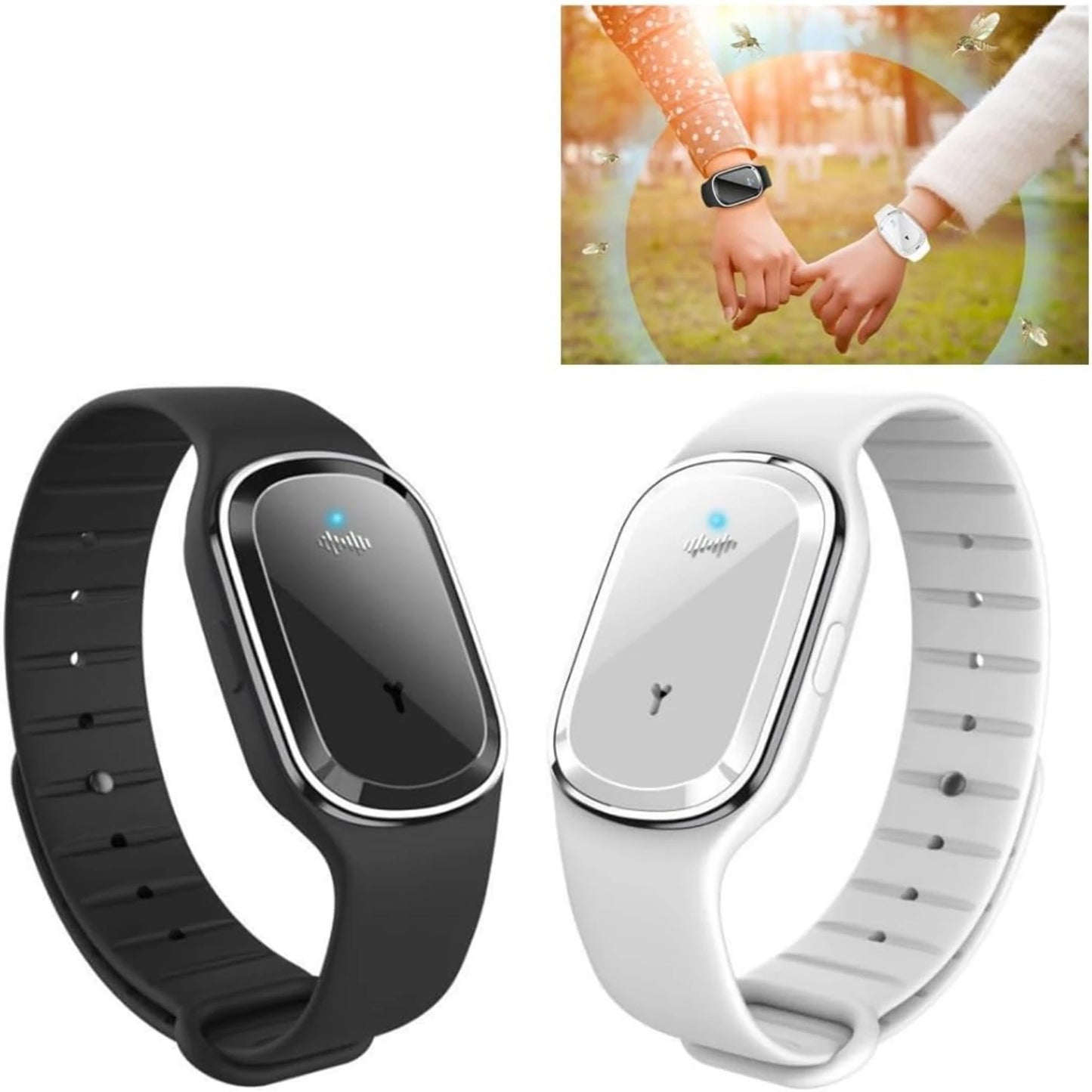 Waterdichte Insectenwerende Polsband, Mosquito Repellent Armband voor Buitenactiviteiten, Duurzaam en Stijlvol, Veilig voor Alle Leeftijden