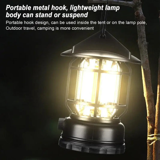 Draagbare Zonne-Campinglamp | Beweging Sensor | Oplaadbaar | Tent & Outdoor