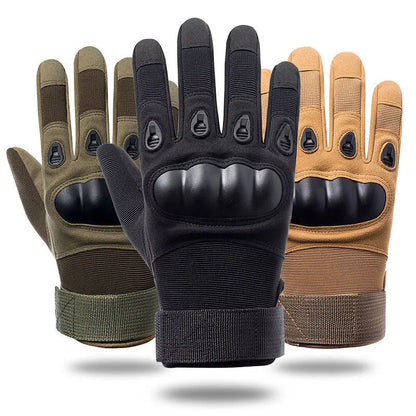 Tactical Outdoor Gloves with Protective Shell - Non-slip Fitness Gloves for Men and Women