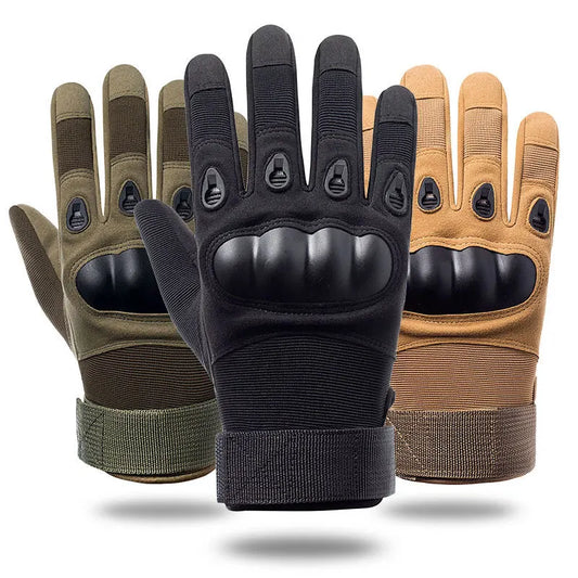 Tactical Outdoor Gloves with Protective Shell - Non-slip Fitness Gloves for Men and Women