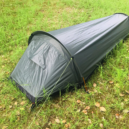 Ultraleichtes Rucksackzelt für Outdoor-Camping – Wasserdichtes 1-Personen-Zelt mit Aufbewahrungstasche