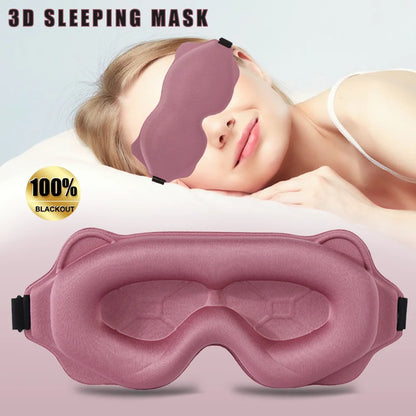 3D Slaapmasker – Block Out Licht, Zacht Gevoerde Oogmasker voor Slaap, Blinddoek, Slaap Hulp voor een Rustige Nachtrust