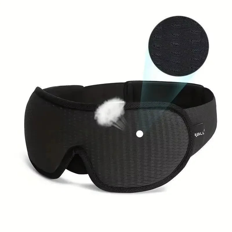 3D Oogmasker – Ademend en Verstelbaar Slaapmasker, Padded Eye Mask voor Reizen en Rust, Blokkeren Licht en Verbeter Slaapkwaliteit