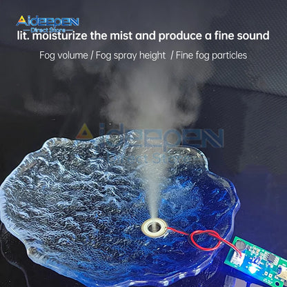 DC 5V Ultrasonische Mist Maker Atomizer – Type-C USB Vernevelaar en Luchtbevochtiger Accessoires