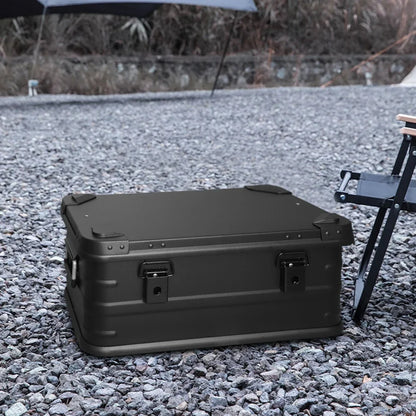 30L 50L 80L Aluminium Legering Opbergdoos | Draagbare Opslagdoos voor Kamperen, Auto, Picknick en Reizen