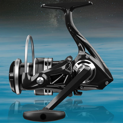 Volledig Metalen Vismolen – Allround Spinning Reel 5.2:1 Overbrengingsverhouding, 12kg Max Drag voor Zee- & Zoetwater