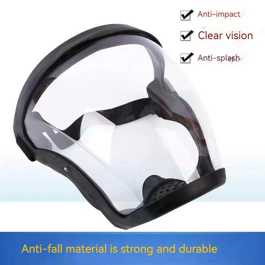 Anti-Fog Transparant Masker – High-Definition Zicht en Volledige Gezichtsbescherming voor Lastewerk en Bescherming tegen Stof