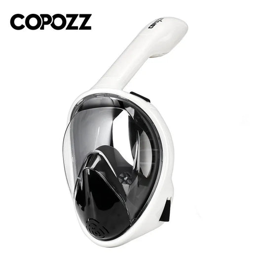 Volledig Gezichts Snorkelmasker – Anti-Fog & Lekvrij – Voor Duiken & Snorkelen – Met Verstelbare Camera Mount