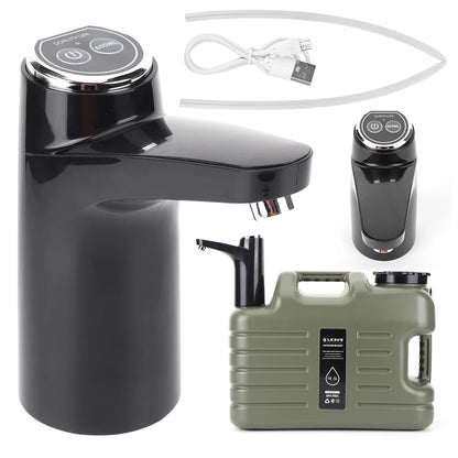 11L Outdoor Water Tank – Grote Capaciteit Camping Waterbak met Kraan en USB Oplaadbare Elektrische Waterpomp