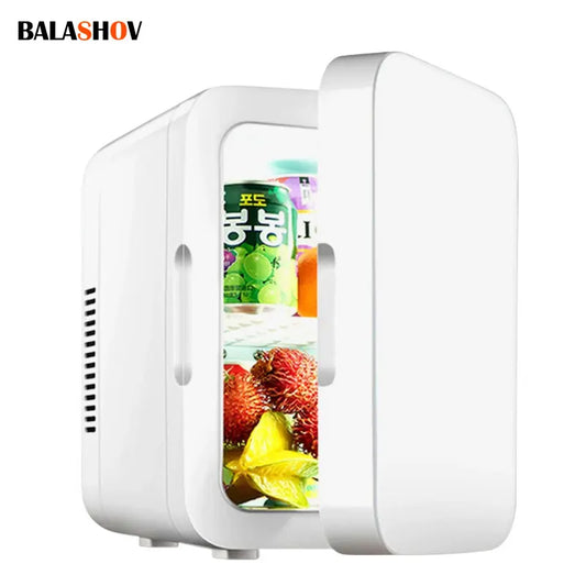 6L Mini Koelkast – Multifunctionele Draagbare Compressor Koeler voor Auto, Thuis en Cosmetica