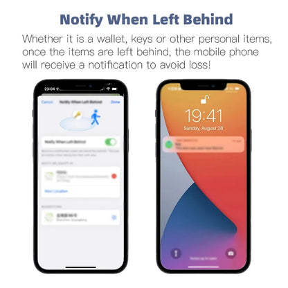 Bluetooth Mini Tracking-apparaat - Smart Tag voor Apple Find My App, Anti-Lost Alarm voor Kinderen, Huisdieren, Auto’s en Meer