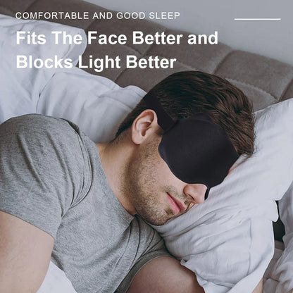 3D Slaapmasker – Block Out Licht, Zacht Gevoerde Oogmasker voor Slaap, Blinddoek, Slaap Hulp voor een Rustige Nachtrust