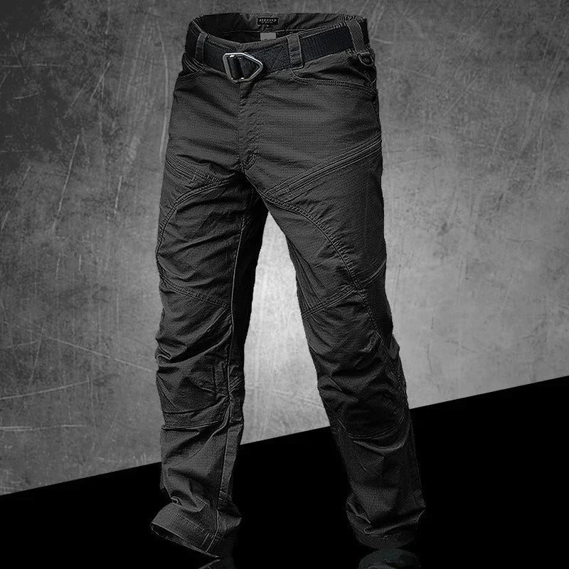 Heren Stretch Hiking Broek – Waterafstotende Ripstop Cargo Broek met Multi-Zakken, Lichtgewicht en Tactisch