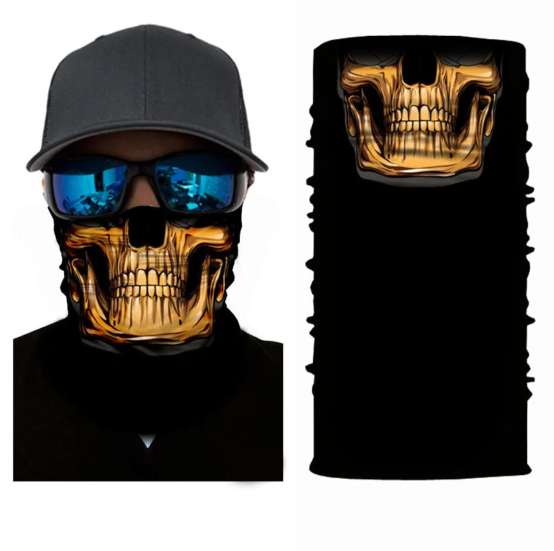 Fiets Bandana Sjaal – Naadloze Tactical Nekhoes & Balaclava – Fiets-, Ski- & Motor Masker voor Mannen – Outdoor Hiking & Vissen