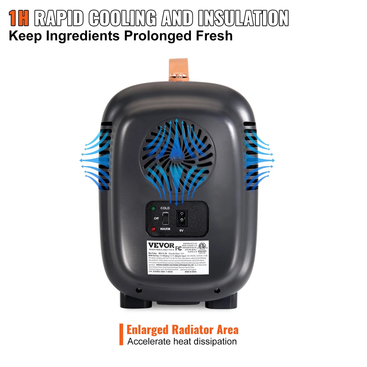 4L Mini Koelkast – Draagbare Koeler & Verwarming voor Cosmetica, Dranken en Maskers, Voor Thuis & Auto