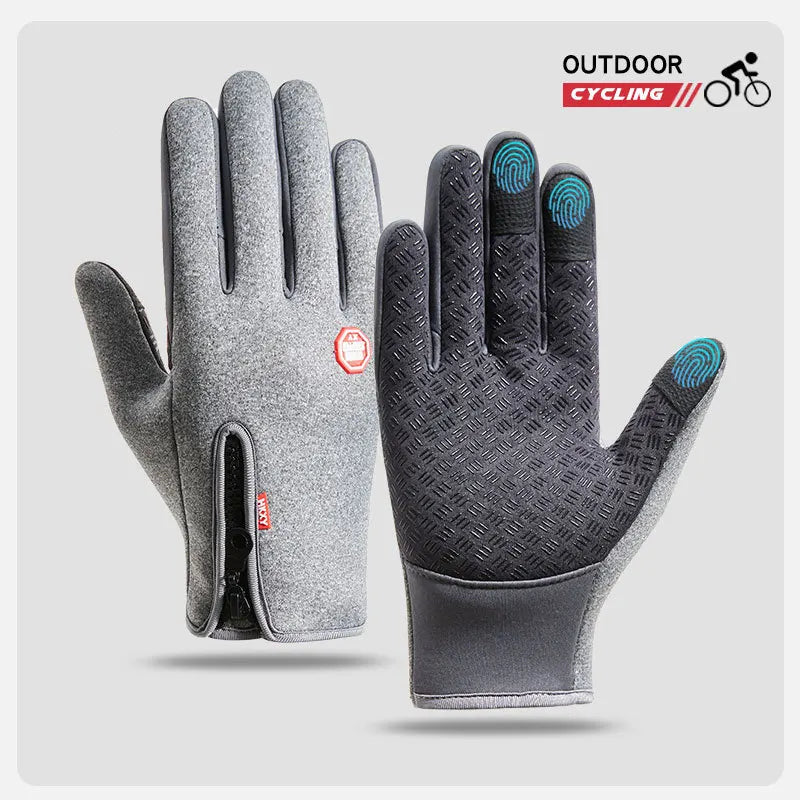 Winter Fietshandschoenen met Touchscreen – Waterdicht & Antislip voor Heren & Dames | Outdoor, Motor & Ski