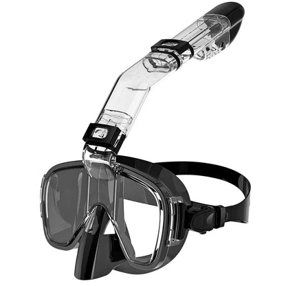 Half Face Snorkelmasker voor Kinderen en Volwassenen | Anti-Fog Duikmasker met Veilig Ademhalingssysteem