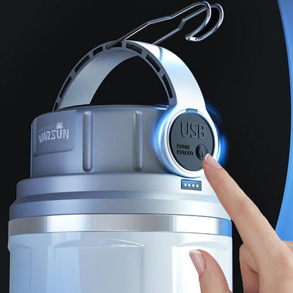 Outdoor 1100 Lumen LED Campinglamp | Krachtige Oplaadbare Zonne-Lamp voor Outdoor Sport & Kamperen