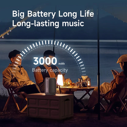 Powerful Bluetooth Speaker – Wireless Bass Subwoofer met LED Licht, Waterproof, 12W Output, Extra Bass Mode, Geschikt voor Outdoor en Thuisgebruik