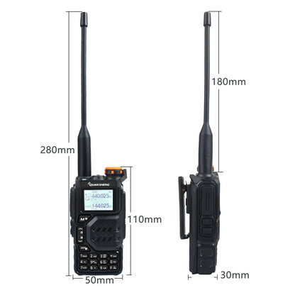 Quansheng UV-K5 Walkie Talkie – VHF/UHF 136–174 MHz, 400–470 MHz, 50–600 MHz RX, DTMF VOX FM, tragbares Radio