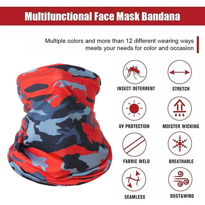 Outdoor Ice Silk Zonnebescherming Bandana – Multifunctionele Motorfiets Nekhoes voor Lente & Zomer – Sport Magic Riding Masker Volledig Gezicht