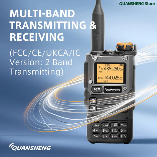 UV-K5(8) Walkie Talkie – AM/FM-Langstrecken-Kommunikations-Zwei-Wege-Radio, tragbarer Amateurfunk-Transceiver