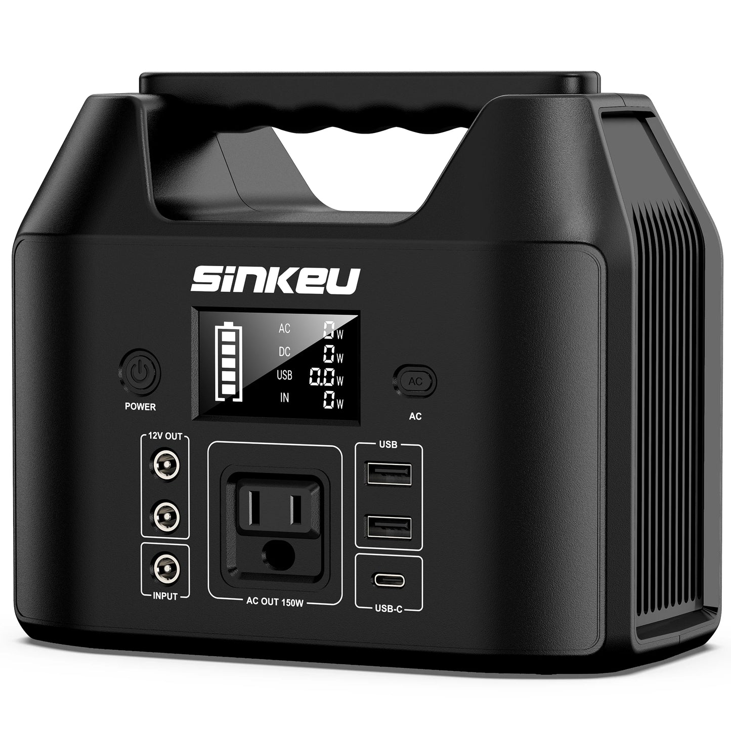 Draagbare Powerstation 300W/150W – LiFePO4 Solar Generator met AC/DC/USB/USB-C, 80000mAh voor Camping, CPAP & RV