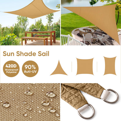 Waterdicht Schaduwdoek – Zonnescherm voor Tuin, Camping & Terras